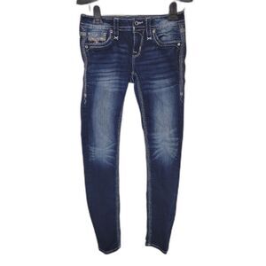 Rock Revival Henna Dark Wash Skinny Jeans